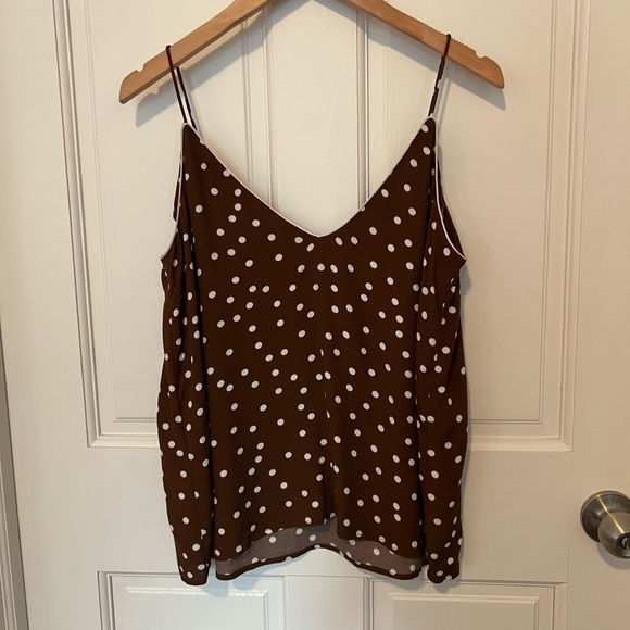 COPY - ZARA Polka Dot Camisole Tank Top Medium - Picture 6 of 8